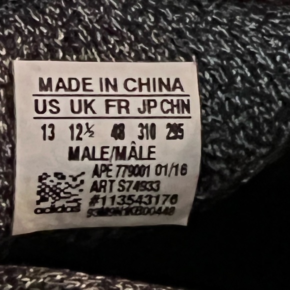 Adidas Tubular X ALL STAR WK GLOW Sz 13 Blk/Wht - Picture 5 of 5